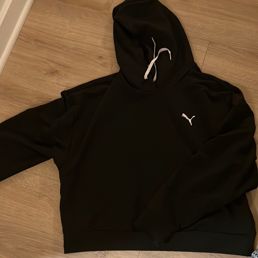 Black Puma Large Hoodie